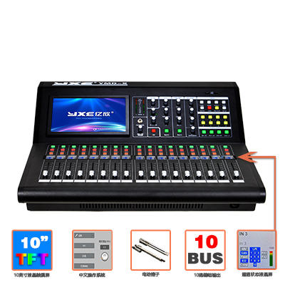 YMD-X32數(shù)字調(diào)音矩陣控制臺